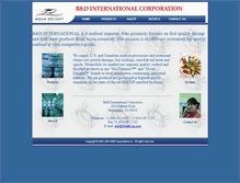 Tablet Screenshot of bdintlcorp.com